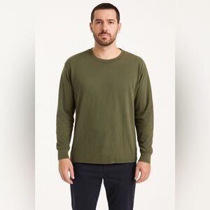 GAP Men's Forest Green Long Sleeve Tee
